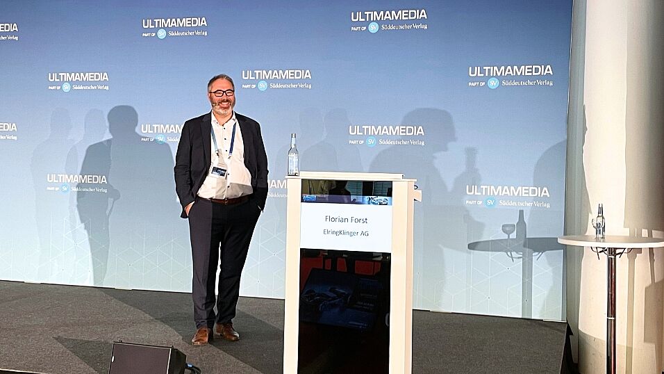 Florian Forst, Director Sales Product Line Battery, ElringKlinger AG on stage at The Automotive Battery – Key Technology for Electric Vehicles 9th - 10th July 2025