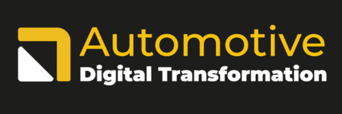 Automotive Digital Transformation Media Company Logo on black background – event on automotive software, electronics, and connected mobility.